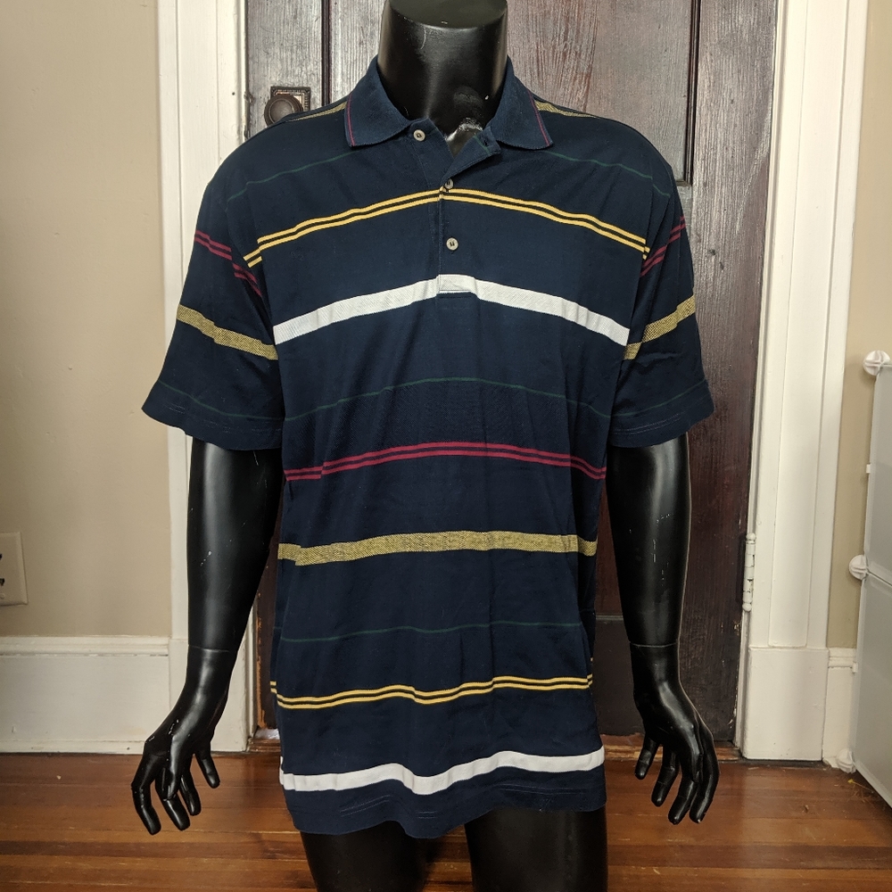 Gionfriddo striped polo made in Italy